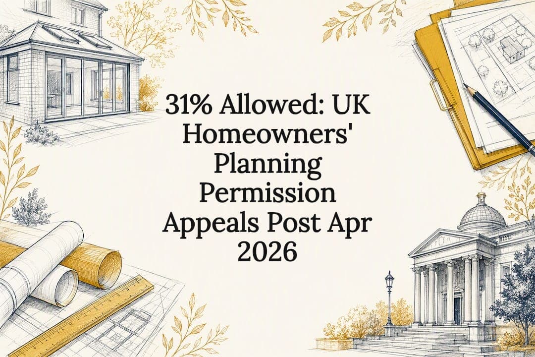 31% Allowed: UK Homeowners' Planning Permission Appeals Post Apr 2026