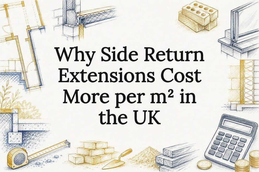 Why Side Return Extensions Cost More per m² in the UK