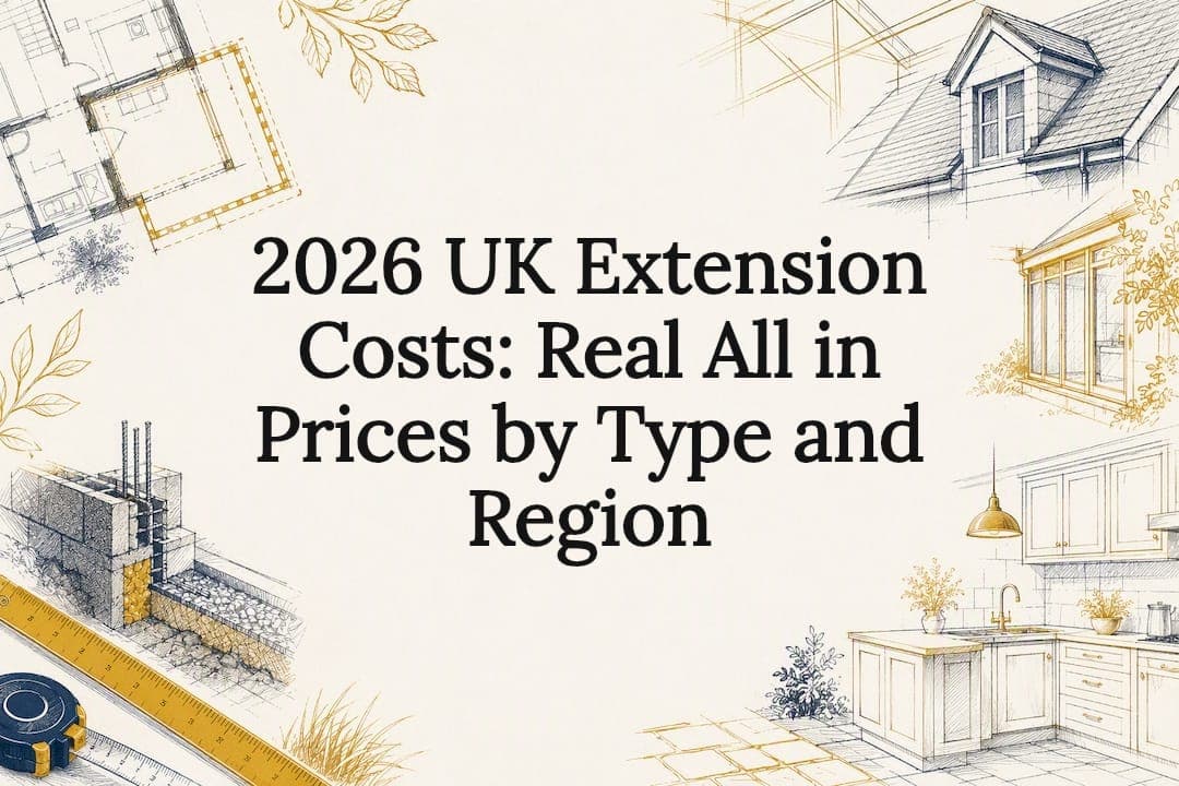 2026 UK Extension Costs: Real All in Prices by Type and Region