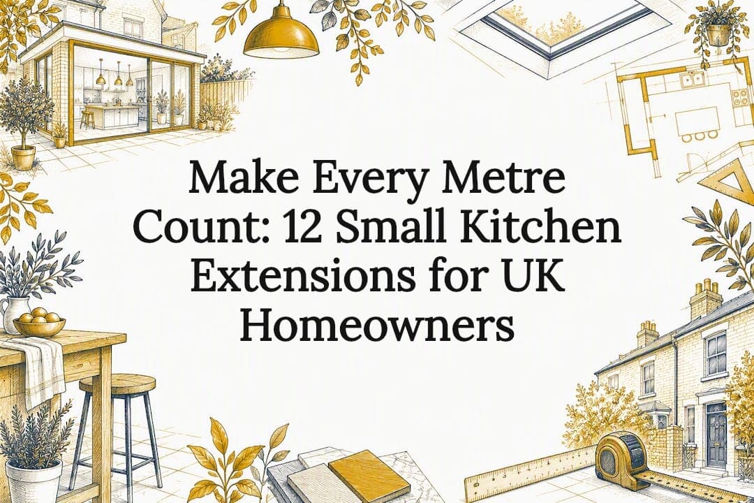 Make Every Metre Count: 12 Small Kitchen Extensions for UK Homeowners