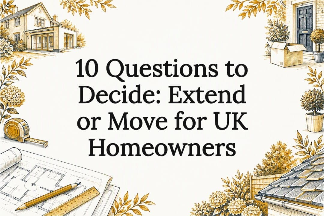 10 Questions to Decide: Extend or Move for UK Homeowners