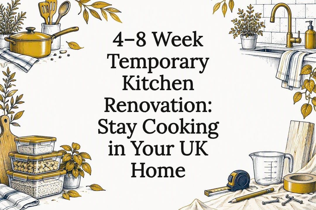 4–8 Week Temporary Kitchen Renovation: Stay Cooking in Your UK Home