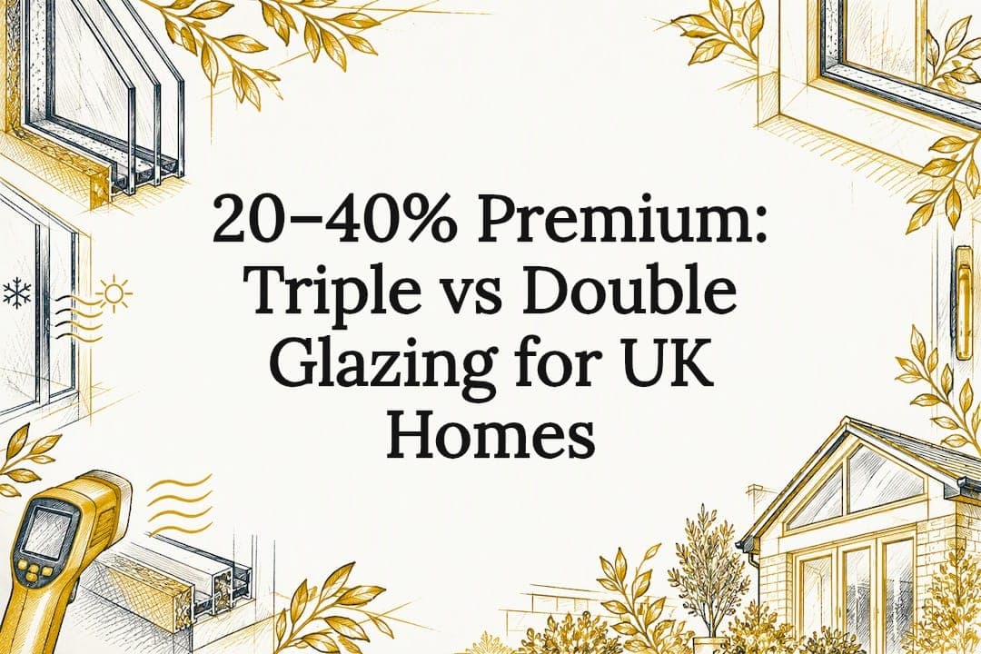 20–40% Premium: Triple vs Double Glazing for UK Homes