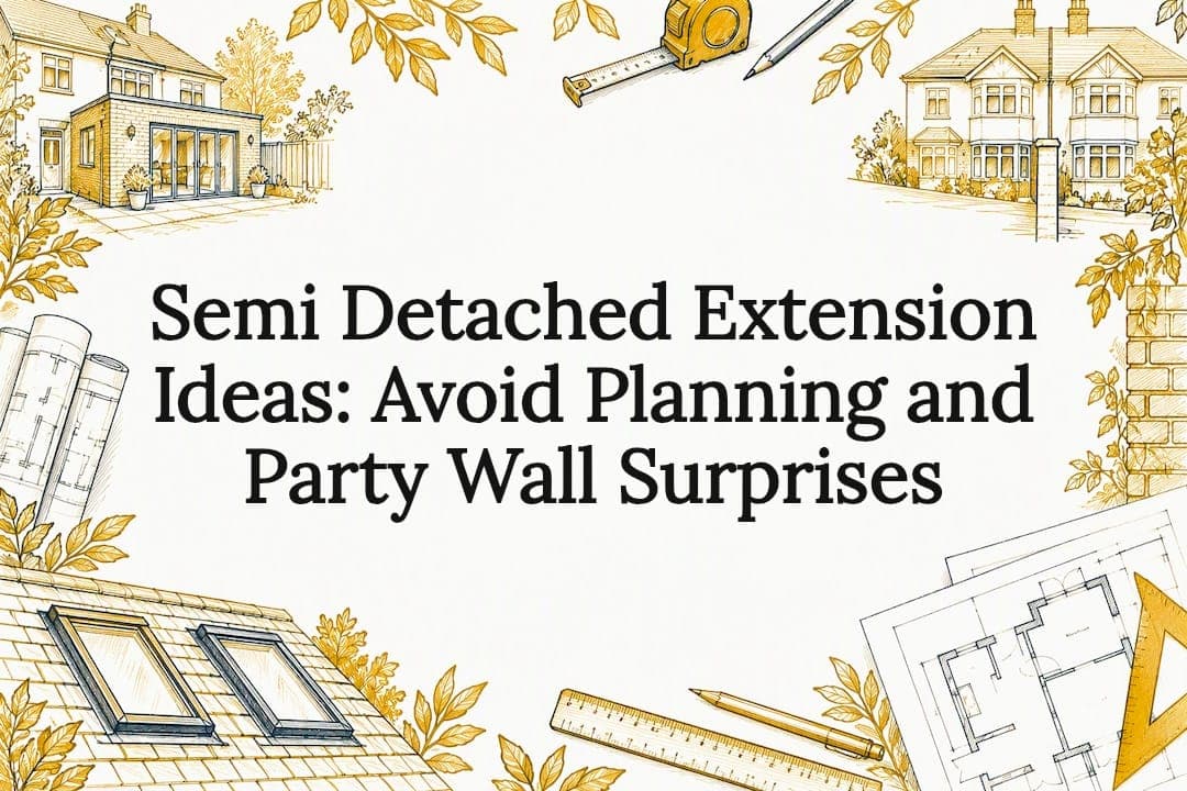 Semi Detached Extension Ideas: Avoid Planning and Party Wall Surprises