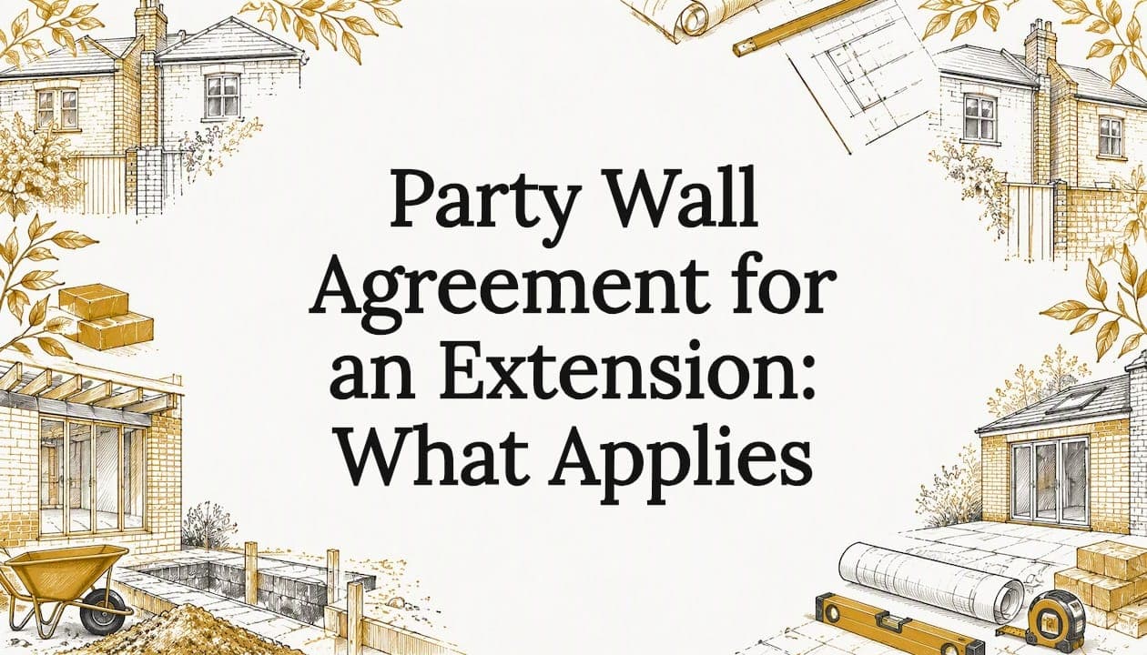 Party Wall Agreement for an Extension: What Applies